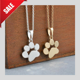 Cute Cat/Dog Paw Pendant Necklace