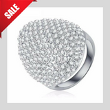 Gold Plated Rhinestone Ring