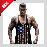 Hot Sale!!!  Men's American Flag Tank Top
