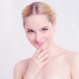 Gold Plated Rhinestone Ring