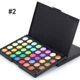 Professional Smoky Matte Eye Shadow Glitter Palette