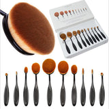 Professional Oval Makeup Brushes