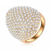 Gold Plated Rhinestone Ring