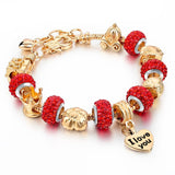 I Love You Heart Bracelet