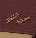 Modern Leaf Stud Earrings