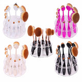 Oval Makeup Brush Set