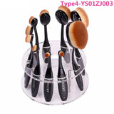 Oval Makeup Brush Set