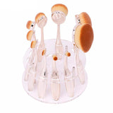 Oval Makeup Brush Set