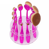 Oval Makeup Brush Set