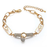 Braided Gold Leaf Bracelet