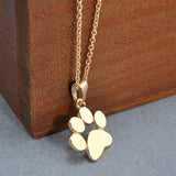 Cute Cat/Dog Paw Pendant Necklace