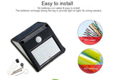 LED Waterproof Solar Wall Light