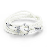 Genuine Leather Anchor Bracelet