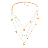 Multi-Layer Leaf Chain Necklace