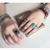 Tibetan Elephant Ring Set