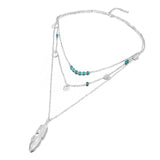 Multi-Layer Leaf Chain Necklace
