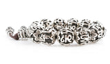 Ancient Silver Prayer Beads Bracelet