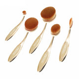 Oval Makeup Brush Set