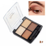 Natural Glitter Eye Shadow Palette