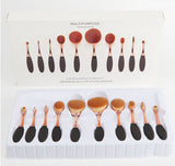 Professional Oval Makeup Brushes