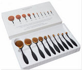 Professional Oval Makeup Brushes