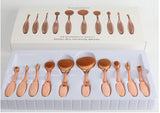 Professional Oval Makeup Brushes