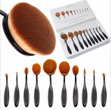 Professional Oval Makeup Brushes